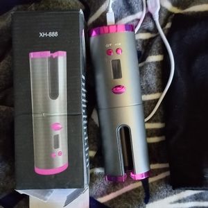 Wireless automatic hair curler rechargeable